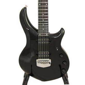 Music Man USA - Majesty 6 - Black Frosting elektrická kytara s chromovým hardwarem LIMITED  - 1ks