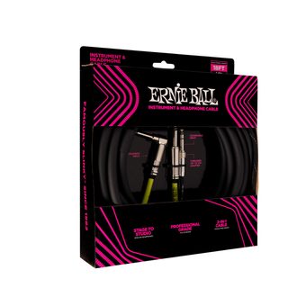 6411 Ernie Ball Instrument and Headphone Cable - multifunkční kabel - 1ks