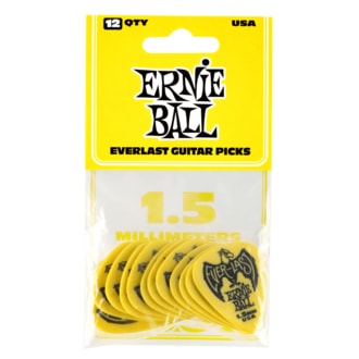 9195 Ernie Ball Everlast Picks Yellow 1.5mm - kytarová trsátka 1ks