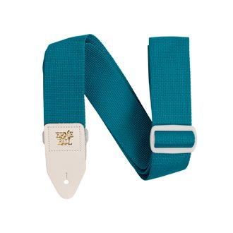 5349 Ernie Ball Polypro Guitar Strap - Teal & White - kytarový pás - 1ks