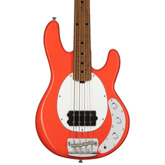 Sterling by MusicMan - RAYSS4-FRD-M2 - StingRay - Short Scale - Fiesta Red - basová kytara