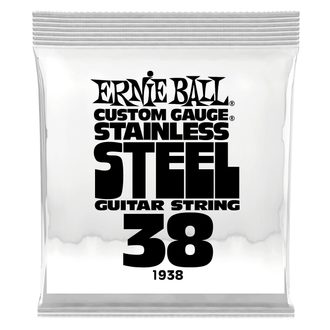 1938 Ernie Ball .038 Stainless Steel Wound - jednotlivá struna na elektrickou kytaru - 1ks