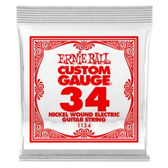 1134 Ernie Ball .034 NICKEL WOUND Single String - jednotlivá struna na elektrickou kytaru -1ks