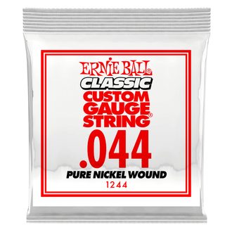 1244 Ernie Ball .044 Classic Pure Nickel Wound Electric Guitar Strings Single - jednotlivá struna -1ks