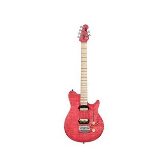 Sterling by MusicMan - ST-AX3FM-STP-M1 - SUB Guitar Axis AX3 Flame Maple - Stain Pink - elektrická kytara - 1ks