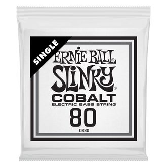 10680 Ernie Ball .080 Cobalt Wound Electric Bass String Single - basová struna - 1ks