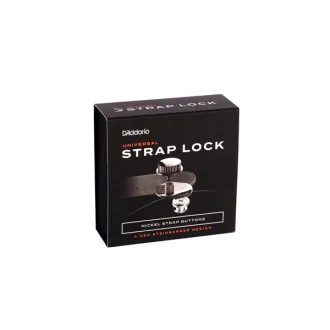 D'ADDARIO PW-SLS-02 - Universal Strap Lock System - Nickel - zámky na řemen - 2ks