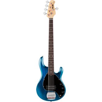 Sterling by MusicMan SUB StingRay5 Trans Blue Satin, Rosewood Fretboard - basová kytara