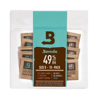 Boveda zvlhčovač MB49-08-10P dvoucestná Humidity Control balení 10ks po 8g pro udržení 49% vlhkosti