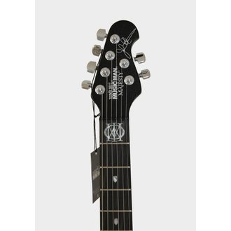 Music Man USA - Majesty 6 - Black Frosting elektrická kytara s chromovým hardwarem LIMITED  - 1ks