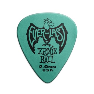 9196 Ernie Ball Everlast Picks Teal 2.0mm - kytarová trsátka - 12ks