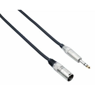 Bespeco XCMS600 - Symetrický mikrofonní kabel XLR / male / + Jack 6m