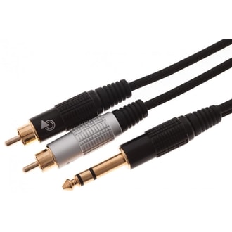 Bespeco EAYSRM150 - 1x Jack TRS 6.3 mm - 2x RCA Cinch