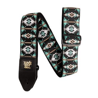 5325 Ernie Ball Southwestern Turquoise Jacquard Strap - kytarový pás