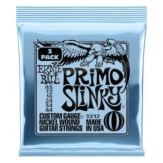 3212 Ernie Ball Nickel Primo Slinky 3 Pack /.0095 - .044 / - struny na elektrickou kytaru 3ks