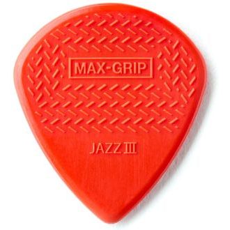 Dunlop Max Grip Jazz III Red Nylon - trsátka - 6ks