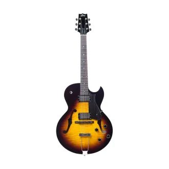 Heritage USA Standard H-575 Hollow - Original Sunburst - lubová elektrická kytara - 1ks