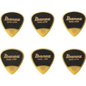 Ibanez Grip Wizard Series Sand Grip Flat Picks - Hard - 6 pcs - kytarové trsátka - 6ks