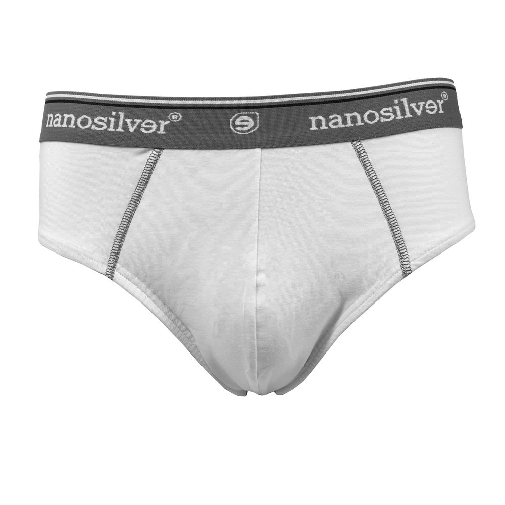 nanosilver Slipy s gumou nanosilver - L - bílé