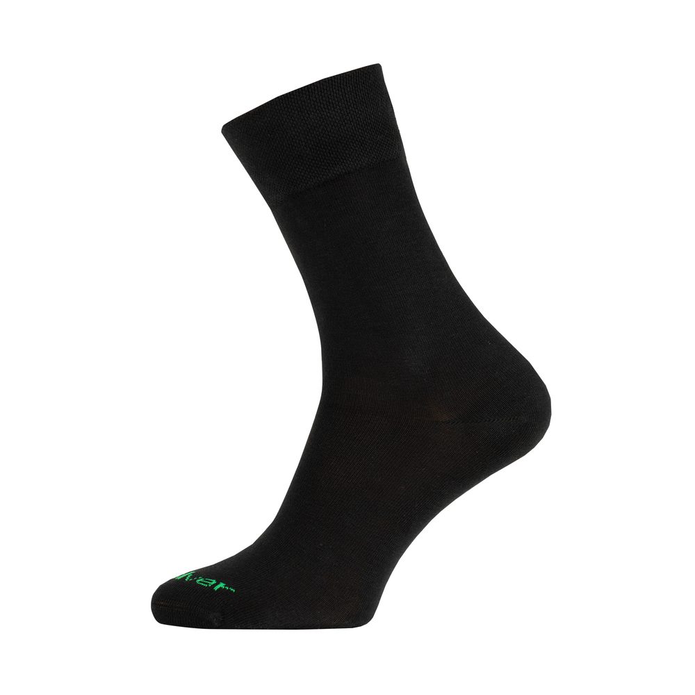 Levně Společenské ponožky se stříbrem NEW - S 35/38 - černé