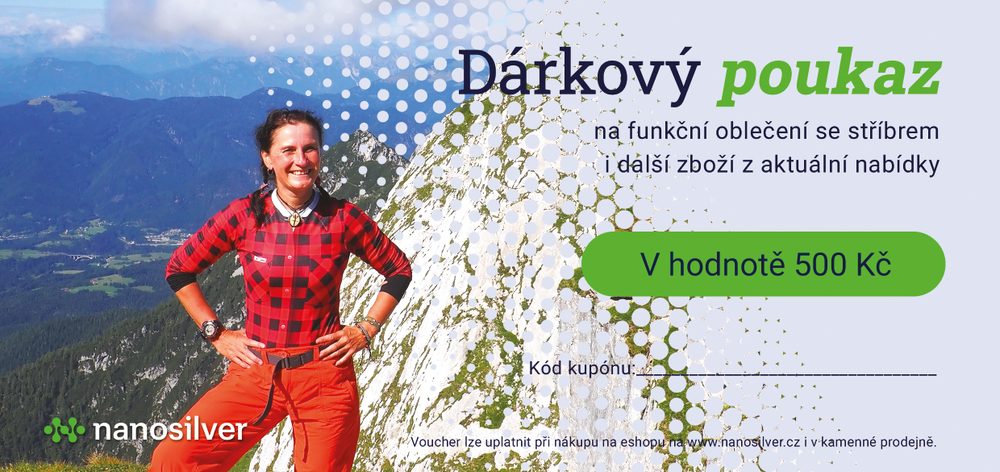 nanosilver Dárkový poukaz 500 Kč - Dárkový poukaz 500Kč