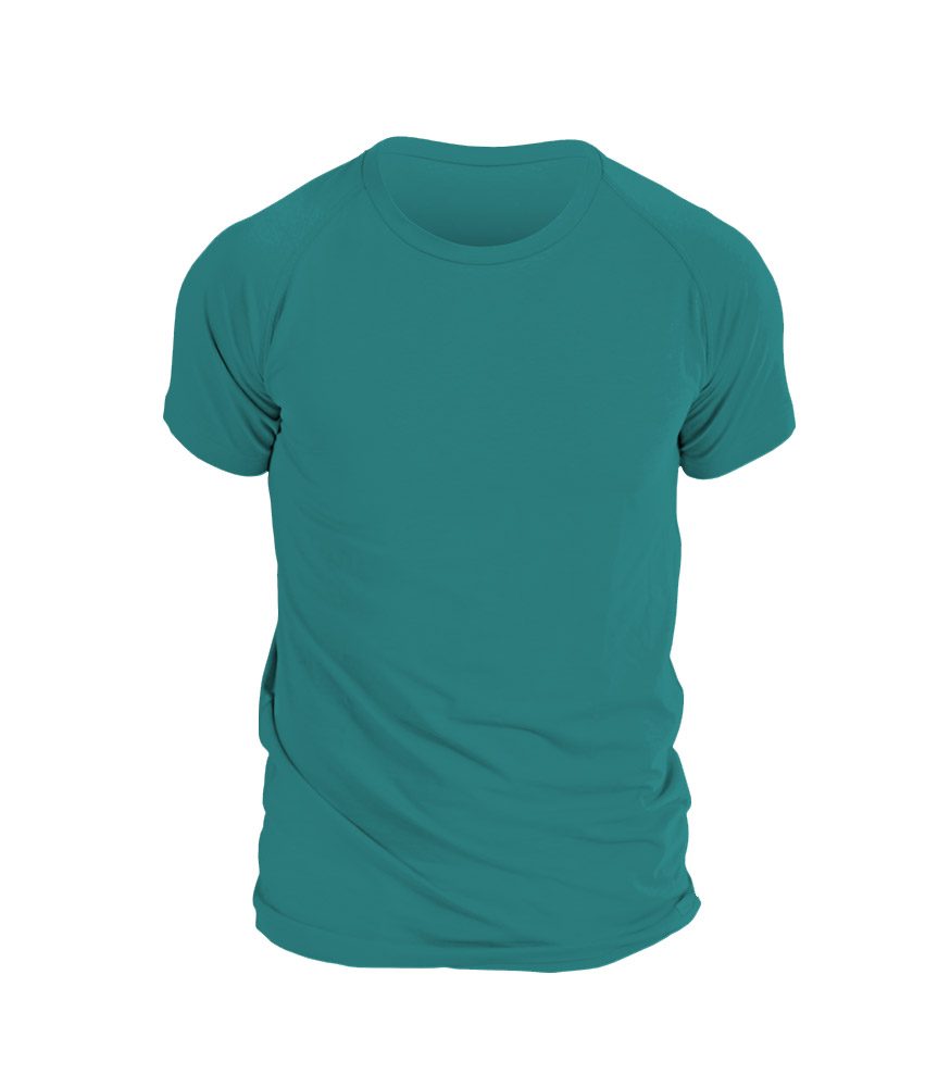 Levně Pánské triko krátký rukáv - 3XL - smaragdová