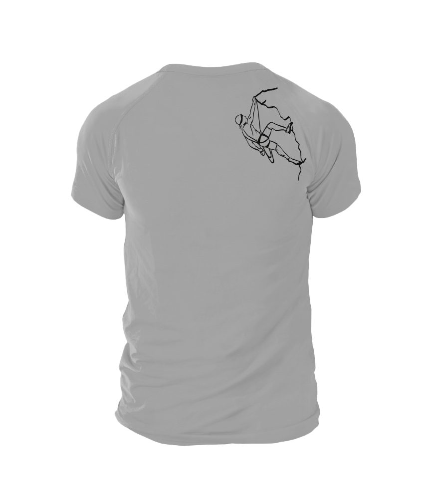 Levně Pánské triko CLIMBER - XL - šedá