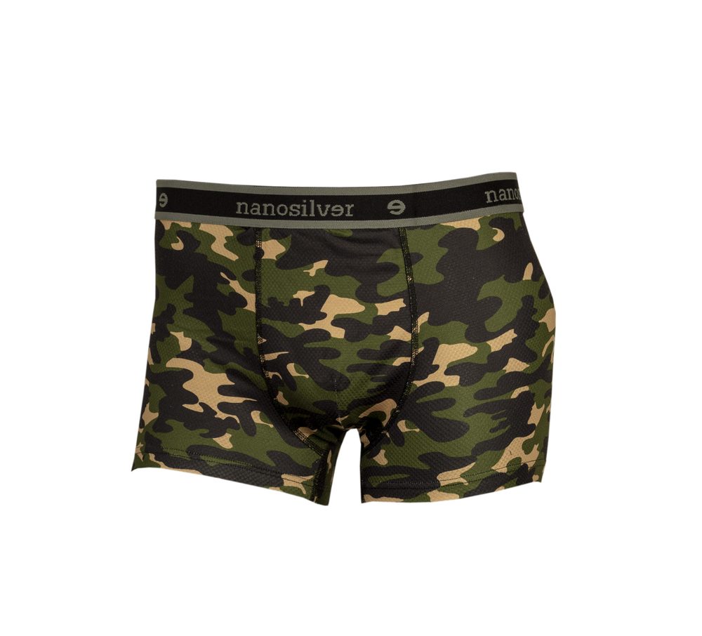 nanosilver Termo boxerky nanosilver s gumou Camo /maskáč - L - maskáč zelený