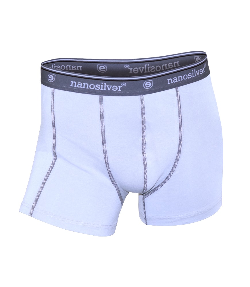 nanosilver Boxerky s gumou nanosilver - M - bílé