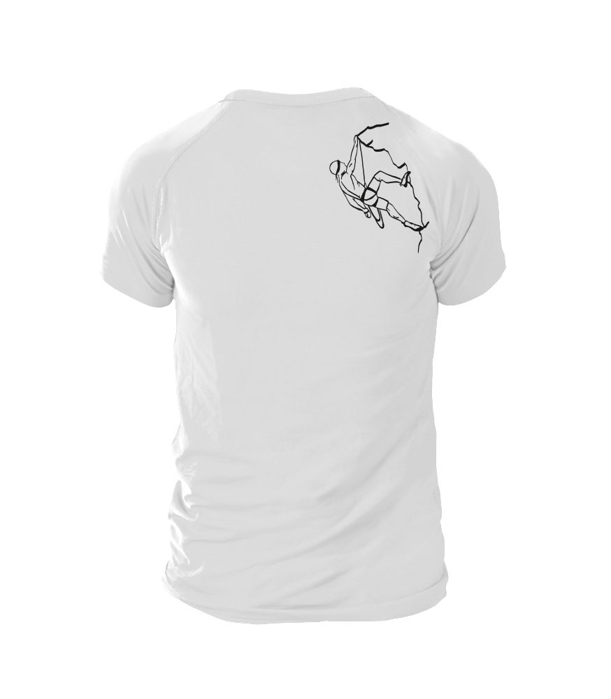 Levně Pánské triko CLIMBER - L - bílá