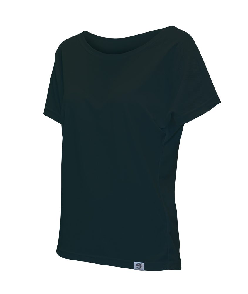 Levně Dámské tričko BAT2 - vhodné na jógu - L/XL - černé