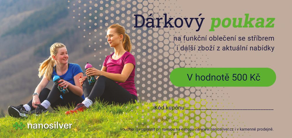 nanosilver Dárkový poukaz 500 Kč - Dárkový poukaz 500Kč