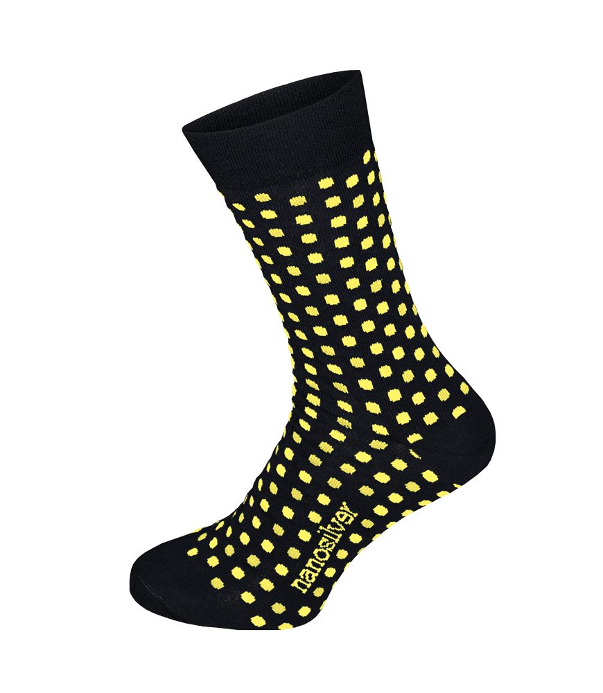 nanosilver 2+1 sada společenské ponožky se stříbrem se vzorem