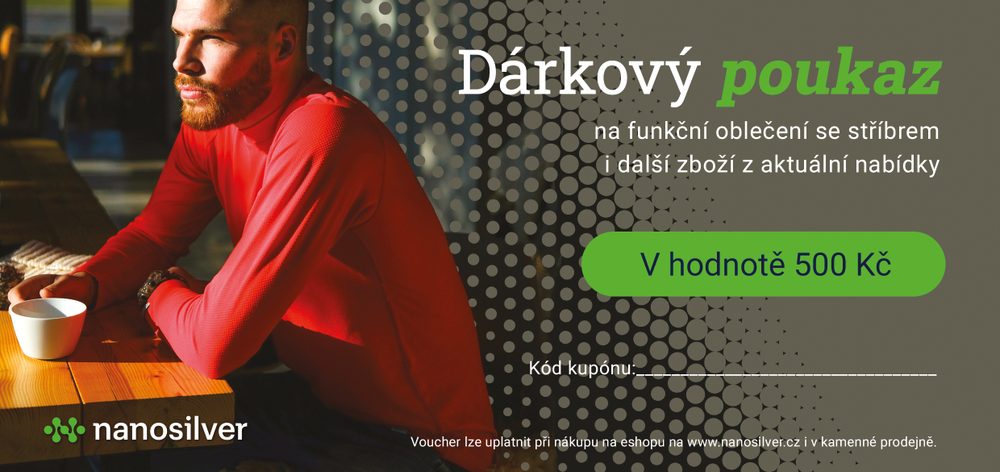 nanosilver Dárkový poukaz 500 Kč - Dárkový poukaz 500Kč