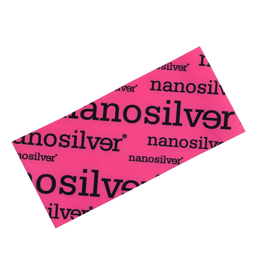 Levně Sportovní čelenka Nanosilver - UNI - růžová/černá