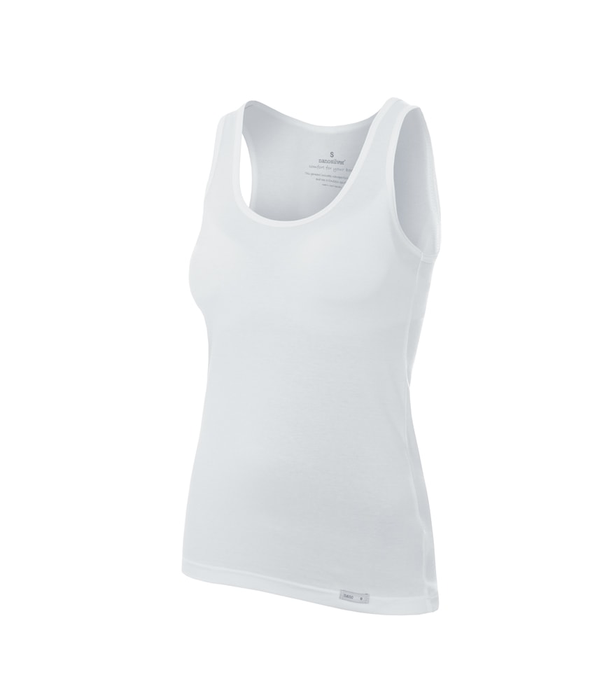 nanosilver Dámské fitness tílko nanosilver - L - bílé