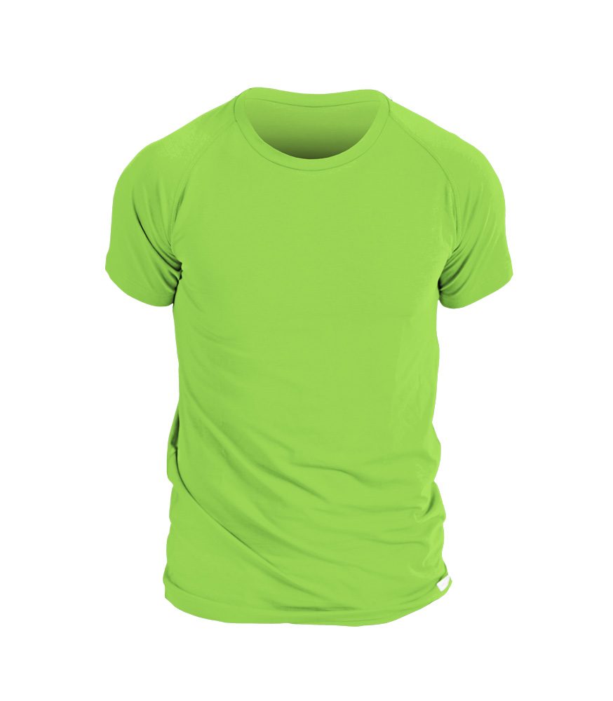 Levně Pánské triko krátký rukáv - S - zelené