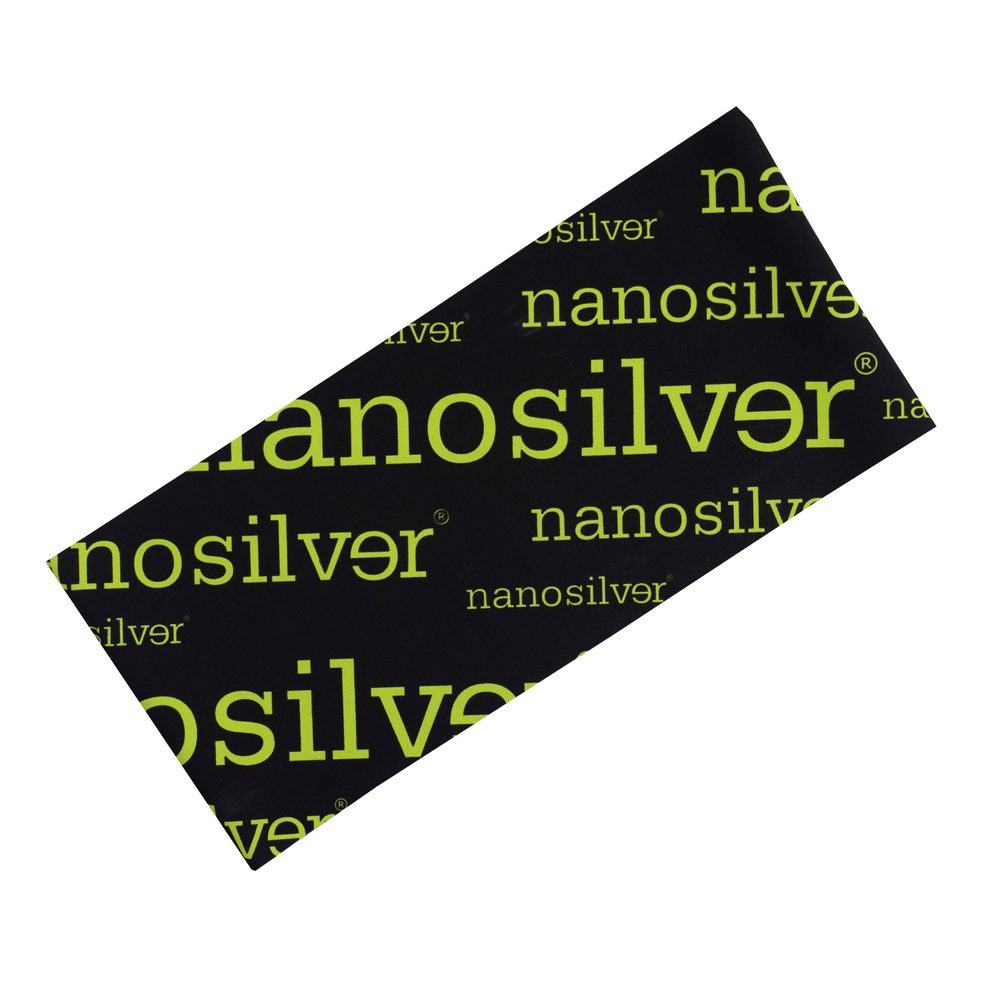 nanosilver Sportovní čelenka Nanosilver - UNI - černá/žlutá