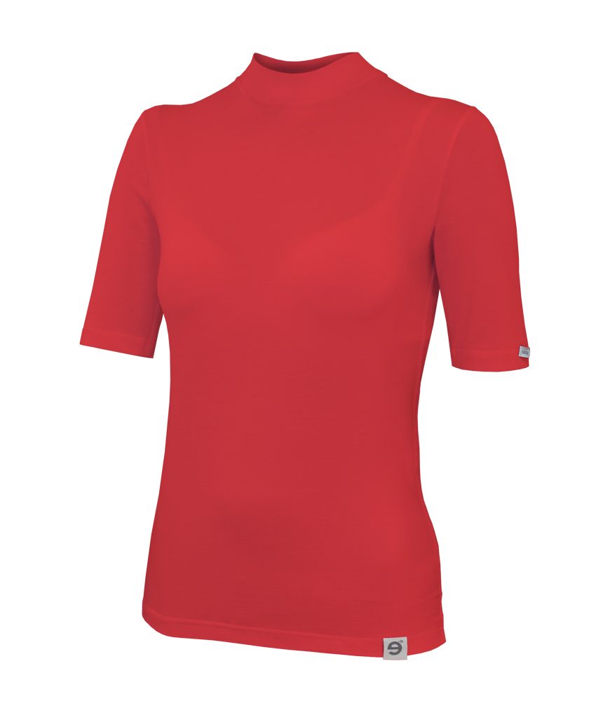 Levně Dámské triko stojáček - XL - červené
