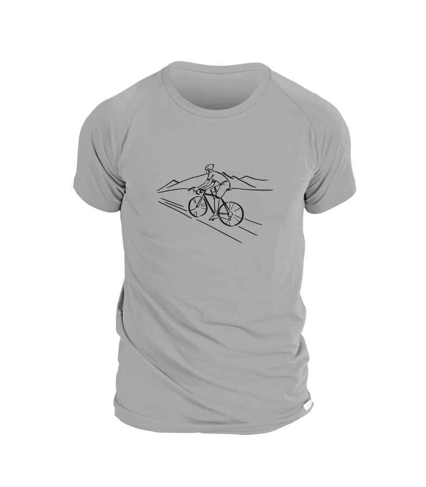 nanosilver Pánské triko nanosilver BIKER - XXL - šedá