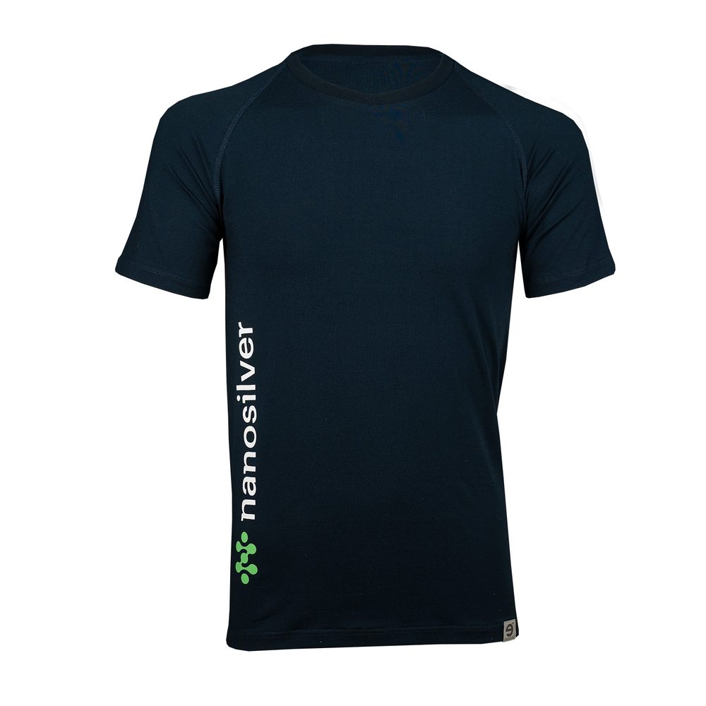 Levně Pánské triko - potisk logo - NOVÉ - XXL - tmavě modrá