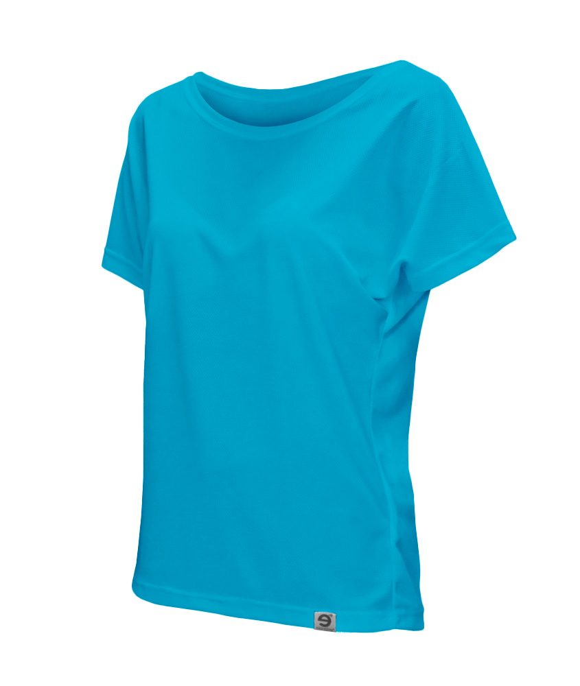 Levně Dámské tričko BAT Classic - L/XL - jasně modrá