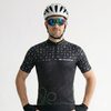 Pánský cyklodres s krátkým zipem Sports black