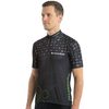 Pánský cyklodres s krátkým zipem Sports  černá
