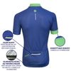 Pánský cyklodres s krátkým zipem Contour