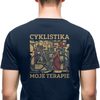 Pánské tričko nanosilver CYCLING THERAPY tmavě modrá