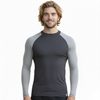 Pánské termo triko raglán nanosilver  antacitově šedá/šedá