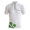 Pánský cyklodres SPORTS WHITE s krátkým zipem