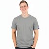 Pánské triko nanosilver regular volný střih šedé