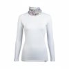 Dámské termo triko s tunelem bílé/nanosilver